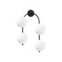 Opviq Jewel - 10595 Lámpara de pared moderna e industrial Negro y Crema